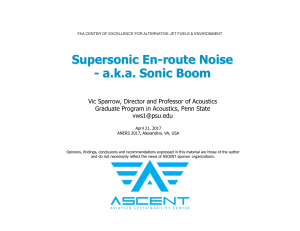 Supersonic En-Route Noise
