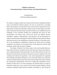 Paper for UMJ Seminar Noorhaidi Hasan
