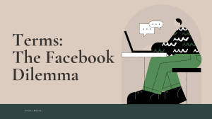 Terms  The Facebook Dilemma