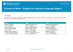 English as a Second Language Stage 6 Scheme of Work 2018 tcm142-353936