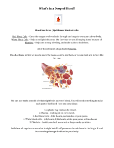 What’s in a Drop of Blood