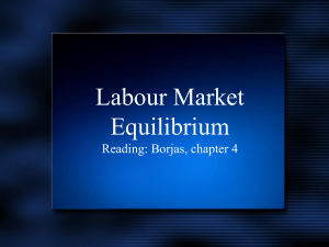 4 Labour market equilibrium