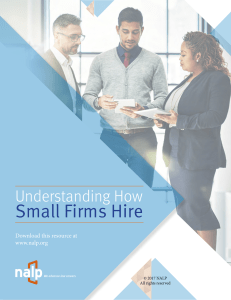 Understanding How Small Firms Hire