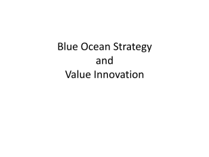 Blue Ocean Strategy and Value innovation (2)