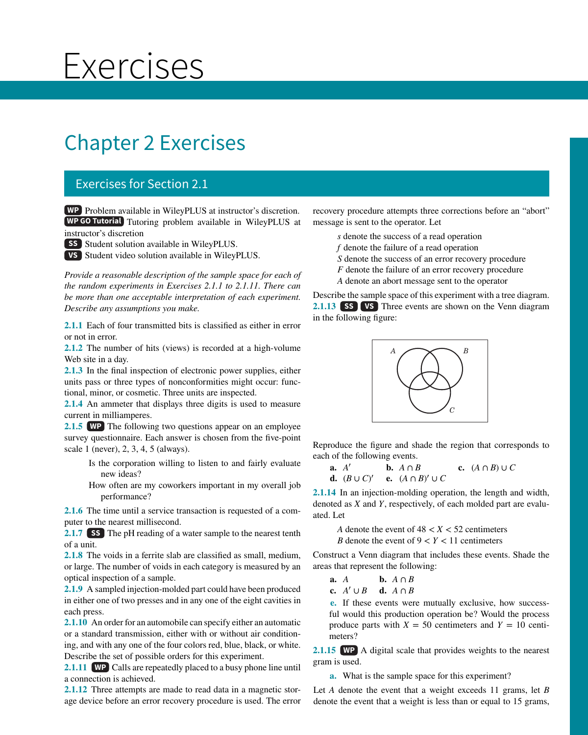 Exercise Applied Statistics And Probability For Engineers 7th Edition