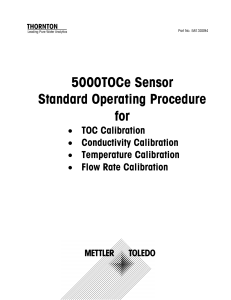 5000TOCe Full Calibration SOP EN 58130094B