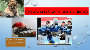 ON ANIMALS, MEN, AND ROBOTS