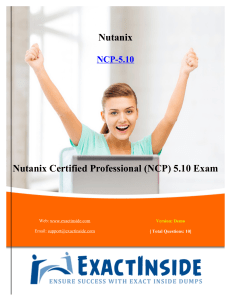 Nutanix-NCP-5.10