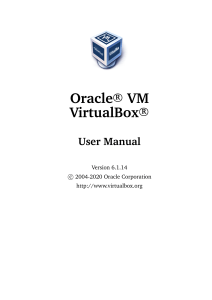 UserManual VIRTUALBOX