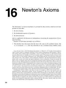 2004 Chapter NewtonSAxioms