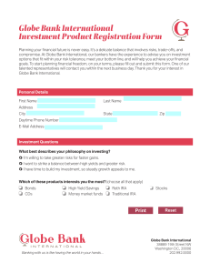 02 05 Globe Bank product inquiry form-