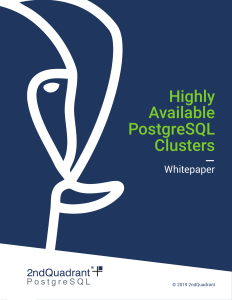 Single Master with High Availability Whitepaper
