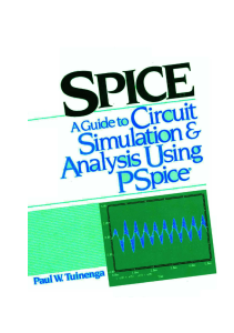 Prentice Hall - SPICE A Guide to Circuit Simulation and Analysis using pspice