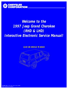 1997 Jeep Grand Cherokee Electronic Service Manual