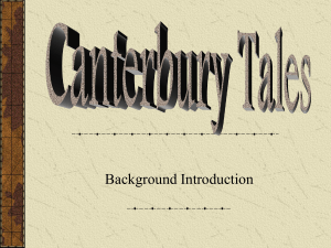 Canterbury Tales - Satire