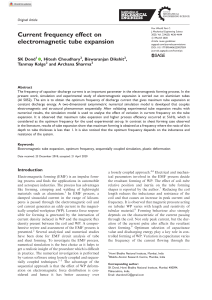 SAGE published paper with volume