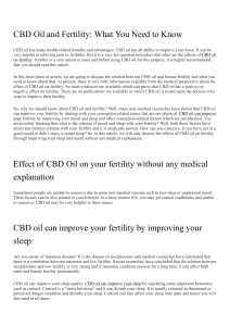 CBD Oil and Fertility  What You Need to Know - Royal Insight Magazine