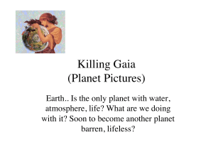 Killing Gaia