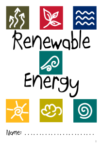 Renewable energy booklet advantages and disadvantages