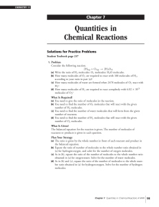 MHR Chemistry v11.4 Chapter 7 Solutions