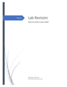 Lab Revision