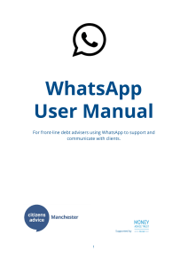 WhatsApp User Manual Final