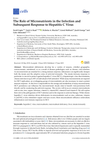 Gupta et al. - 2019 - The Role of Micronutrients in the Infection and Subsequent Response to Hepatitis C Virus