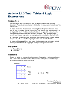 A2 1 3TruthTablesLogicExpressions[1].doc