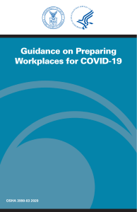 OSHA 3990: Guidance on Preparing Workplaces for COVID_19