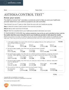 Asthma Control-12-and-older
