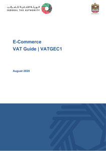 E-Commerce - VAT Guide - EN - 09 08 2020