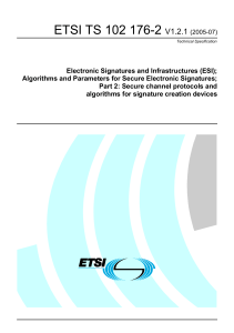ETSI TS 102 176-2 V1.2.1 (2005-07)
