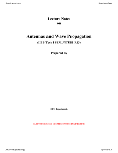 Antennas and Wave Propagation U1