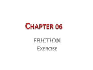 Chapter 08-Friction-Exercise