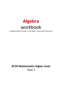 DP Mathematics HL Topic 1 Complete Workbook (2)