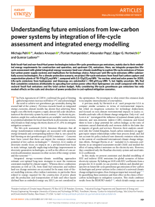 Pehl et al-2017-Nature Energy LCA renewables lifecycle emissions