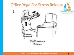 office yoga for stress release