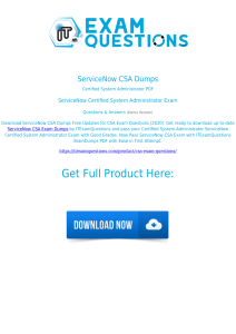 Latest CSA Dumps Files