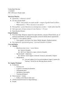 Study Guide PSY349