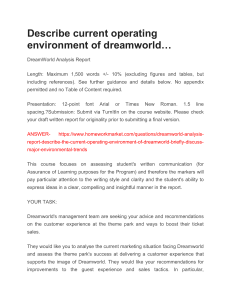 DreamWorld Analysis Report