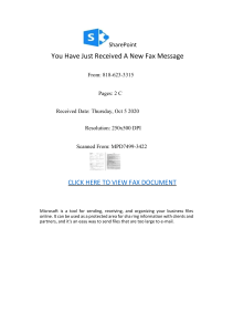 fax document