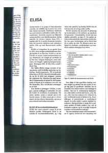 ELISA beskrivelse fra Immunkemiske metoder-teori og praksis 2008 til de studerende-2