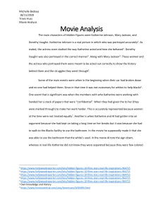 Movie Analysis Hidden Figures American History 132