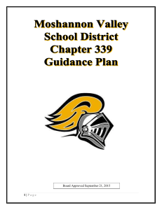 MVSD Chapter 339 Guidance Plan