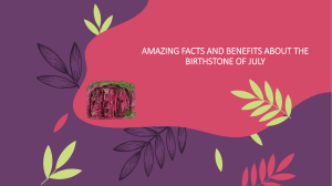 AMAZING FACTS AND BENEFITS ABOUT THE BIRTHSTONE OF JULY