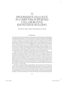 Progressive Dialogue in Computer-Supported Learning