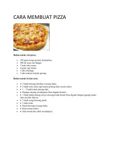 Pizza Recipe: Homemade Pizza Ingredients & Instructions