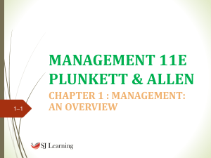 Management 11E Plunkett Allen Ch 1 (2)