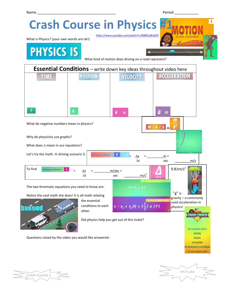 CrashCoursePhysics1Motion