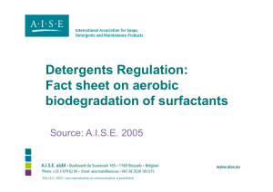 [01–Presentasi] Detergents Regulation–Fact Sheet on Aerobic Biodegradation of Surfactants [2020]